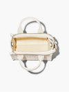 Mini Micro Leather Tote Bag White - MARC JACOBS - BALAAN 6