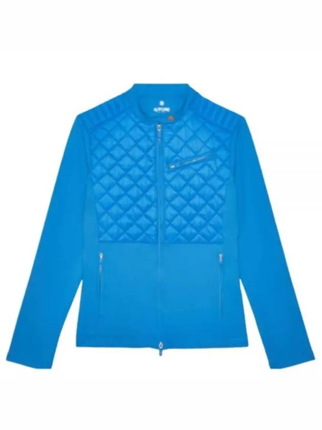 GFORE HYBRID MOTO JACKET G4LS23O18 CERULEAN Women s - G/FORE - BALAAN 1