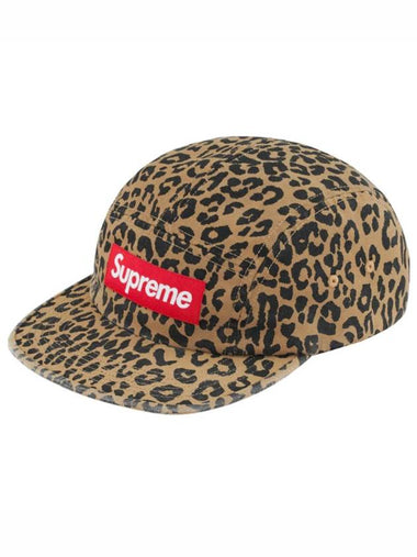 Washed Chino Twill Camp Cap Leopard FW23H61 - SUPREME - BALAAN 1