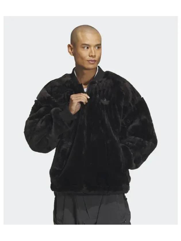 adidas fur jacket black JD3776 - ADIDAS - BALAAN 1