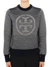 Women's Sprite Logo Knit Top Black - TORY BURCH - BALAAN 3