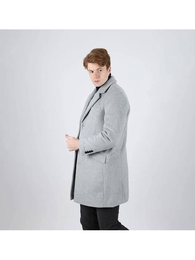 Single three button gray winter coat WHAN CO107 - IKALOOOK - BALAAN 4