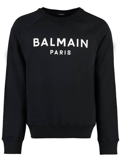 Logo Printing Sweatshirt Black - BALMAIN - BALAAN 2