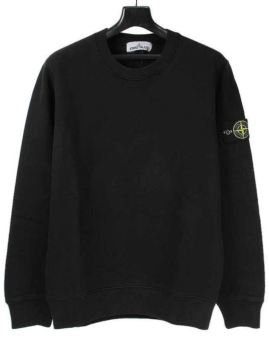 Wappen Patch Crewneck Sweatshirt Black - STONE ISLAND - BALAAN 2