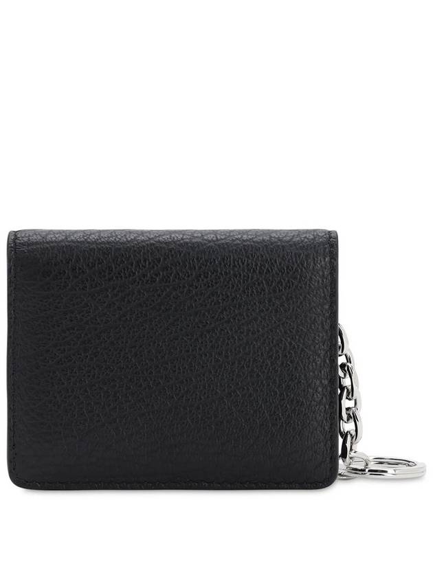 4 Stitch Keyring Card Wallet Black - MAISON MARGIELA - BALAAN 4