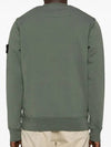 Wappen Patch Garment Dyed Sweatshirt Musk Green - STONE ISLAND - BALAAN 5