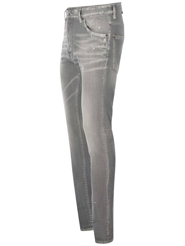 24FW Denim Straight Pants S74LB1544 S30260 852 GRAY - DSQUARED2 - BALAAN 3