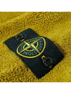 Wappen Patch Shearling Sweatshirt Yellow - STONE ISLAND - BALAAN 5