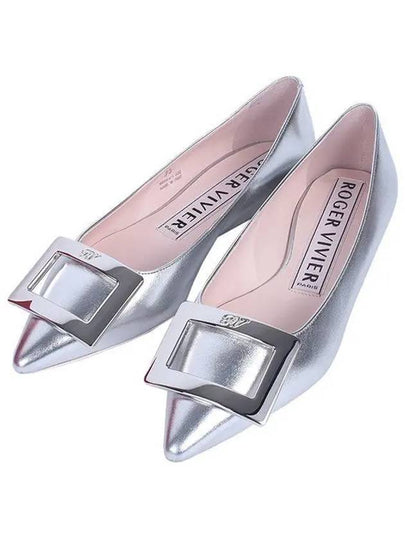 Flat Shoes RVW57528260KAC B200 Silver - ROGER VIVIER - BALAAN 2