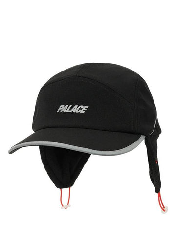 Pal Tech Shell Earflap Runner Cap Black - PALACE - BALAAN 1