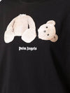 Teddy Bear Short Sleeve T Shirt Black Women PWAA017F21JER003 1060 - PALM ANGELS - BALAAN 3