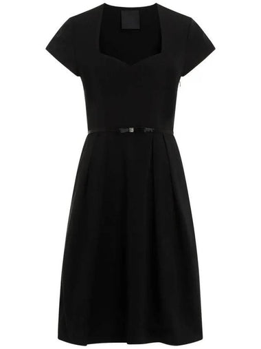 midi dress BW225H14L1 001 BLACK - GIVENCHY - BALAAN 1