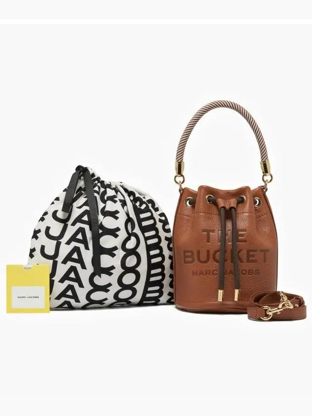 The Leather Bucket Bag Argan Oil - MARC JACOBS - BALAAN.