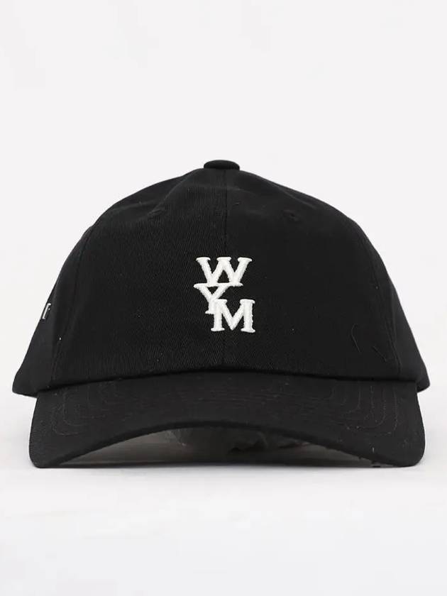 Logo Cotton Ball Cap Black - WOOYOUNGMI - BALAAN 4