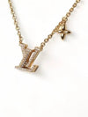 LV Iconic Crystal Necklace Gold - LOUIS VUITTON - BALAAN 3