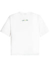 Oversized Ball Print Jersey Short Sleeve T-Shirt White - LACOSTE - BALAAN 1