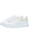 Oversized Leather Low Top Sneakers White - ALEXANDER MCQUEEN - BALAAN 2