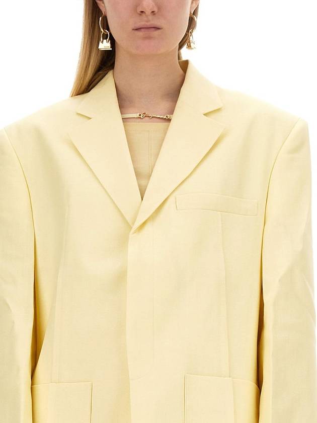 Outerwear 213JA101 1359 205 YELLOW - JACQUEMUS - BALAAN 5