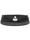 Tyry Visor Cap Black - ISABEL MARANT - BALAAN 3