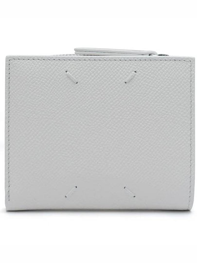 Stitch Logo Zipper Half Wallet White - MAISON MARGIELA - BALAAN 2