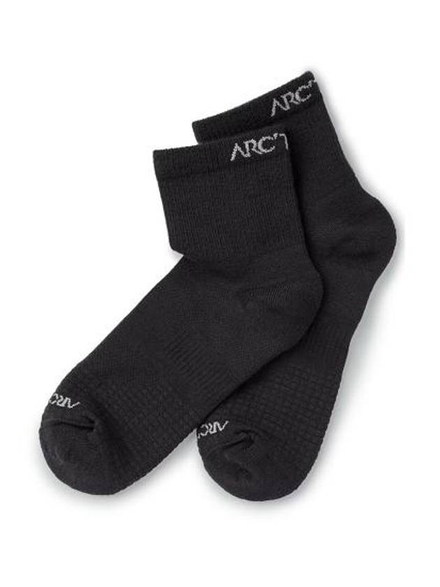 Merino Ankle Crew Socks Black - ARC'TERYX - BALAAN 2