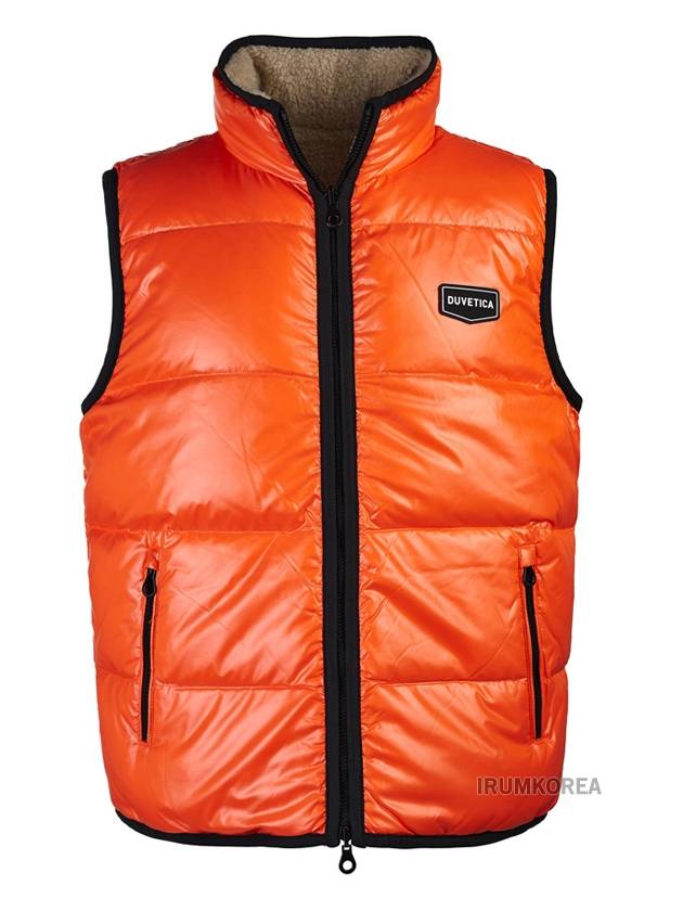 Algorab Logo Reversible Vest Orange - DUVETICA - BALAAN 3