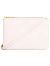 Women's Medium Logo Trio Shoulder Bag Pink - CELINE - BALAAN.