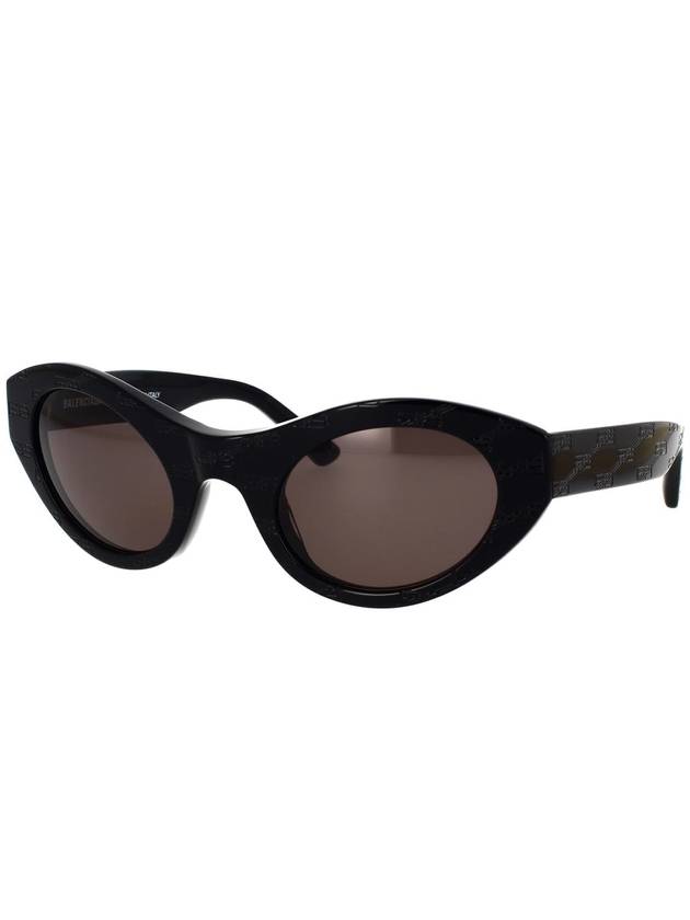 BB Monogram Round Sunglasses Black 703429 T0029 1000 - BALENCIAGA - BALAAN 3