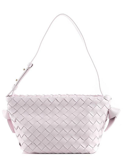 Intrecciato Tie Mini Shoulder Bag Pink - BOTTEGA VENETA - BALAAN 2