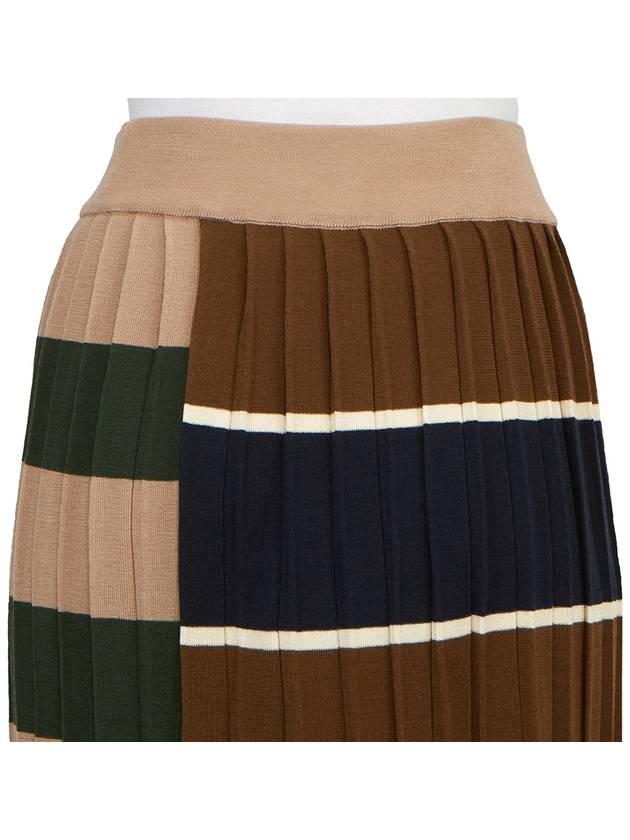 Gabriel Long Pleated Skirt Beige - MAX MARA - BALAAN 8