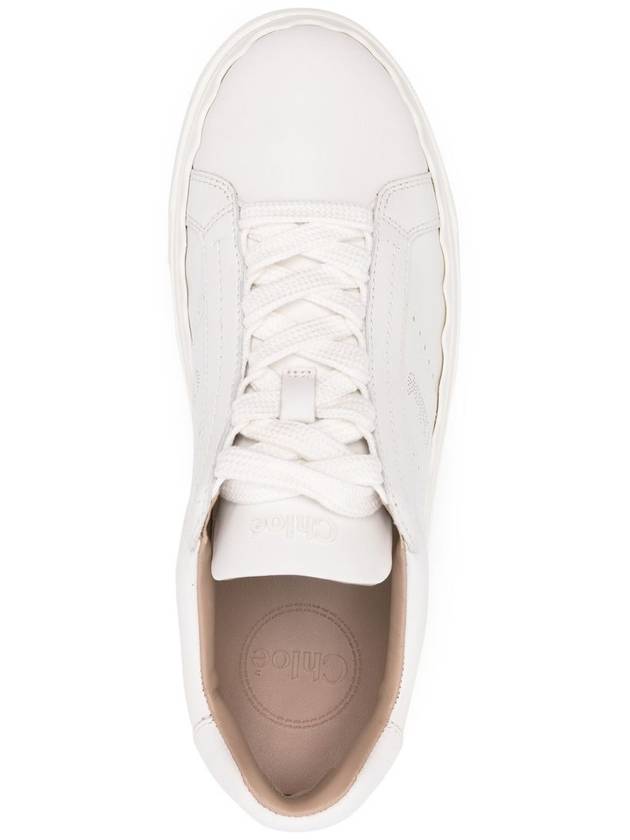 Lauren Low Top Sneakers White - CHLOE - BALAAN 5