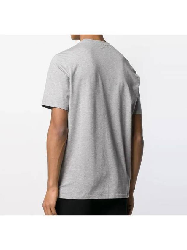 Gangster Print Short Sleeve T-Shirt Grey - NEIL BARRETT - BALAAN 5