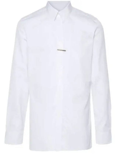 Classic Fit Poplin Long Sleeve Shirt White - GIVENCHY - BALAAN 2