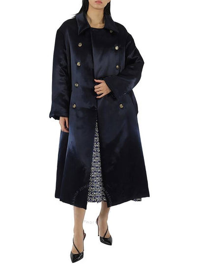 Khaite Ladies Dark Navy Luma Coat, Size Medium - KATE - BALAAN 2