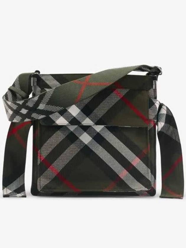 Trench Check Small Tote Bag Green - BURBERRY - BALAAN 4