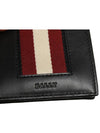 Bydan Logo Leather Bifold Wallet Black - BALLY - BALAAN 7