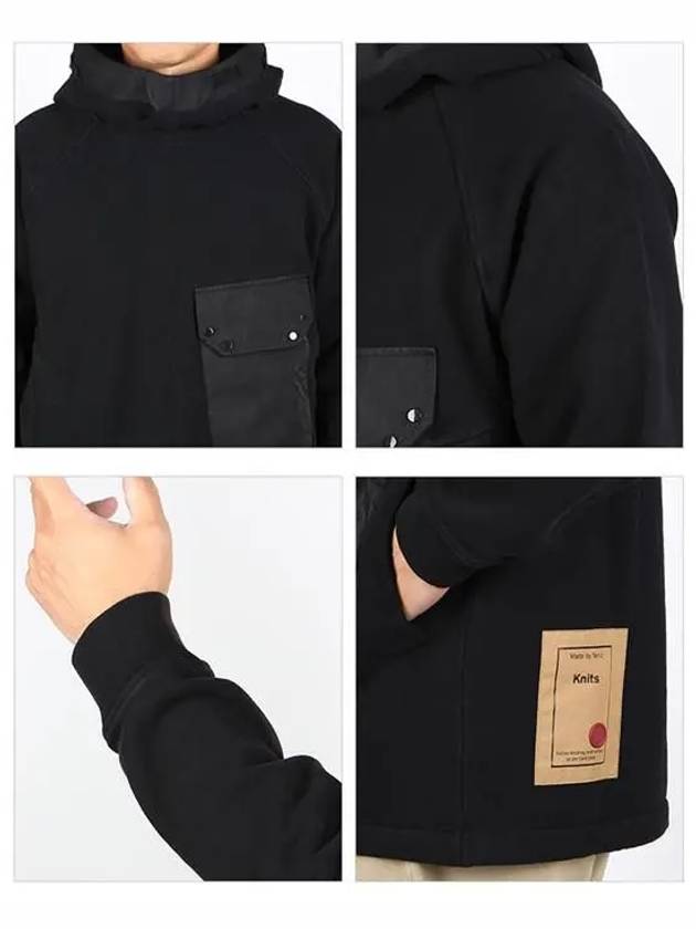 Pocket Cotton Hood Black - TEN C - BALAAN 4