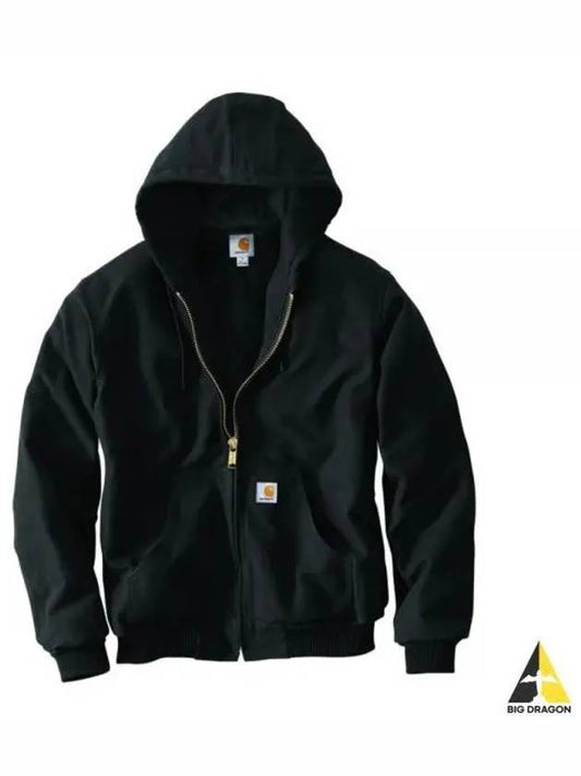 Loose Fit Firm Duck Insulated Flannel Lined Active Jac 106673 BLK Jacket - CARHARTT - BALAAN 1