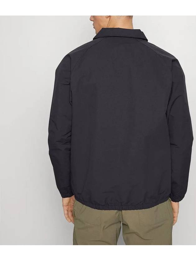 Men's Baggies Logo Patch Zip Pocket Zip-Up Jacket Ink Black - PATAGONIA - BALAAN 4