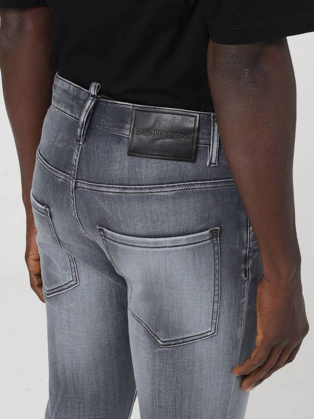 Proper Wash Skater Straight Jeans Grey - DSQUARED2 - BALAAN 5