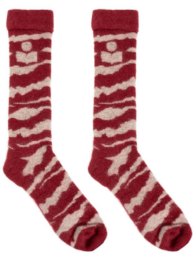 Isabel Marant Socks Shona, Women's, Red - ISABEL MARANT - BALAAN 4