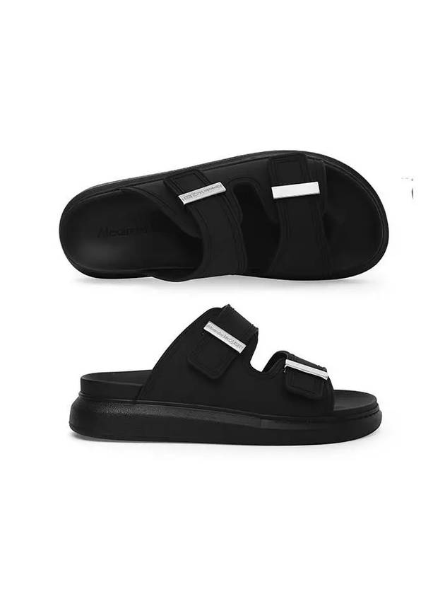 Hybrid Rubber Slippers Black - ALEXANDER MCQUEEN - BALAAN 2