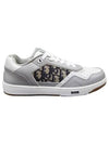 B27 Smooth Calfskin Low Top Sneakers Grey - DIOR - BALAAN 2