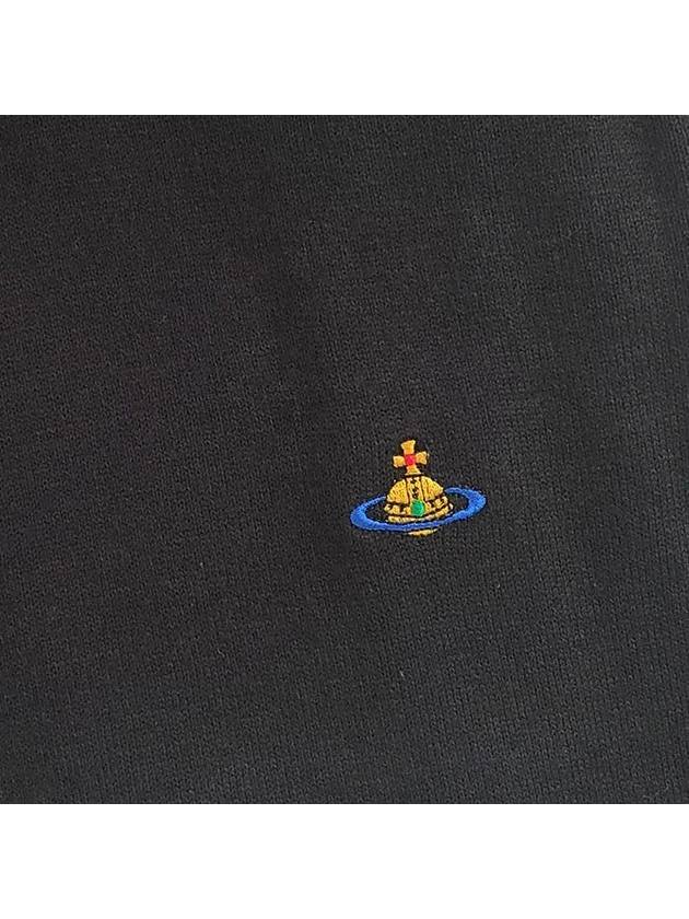 ORB Logo Cashmere Cotton Knit Top Black - VIVIENNE WESTWOOD - BALAAN 7