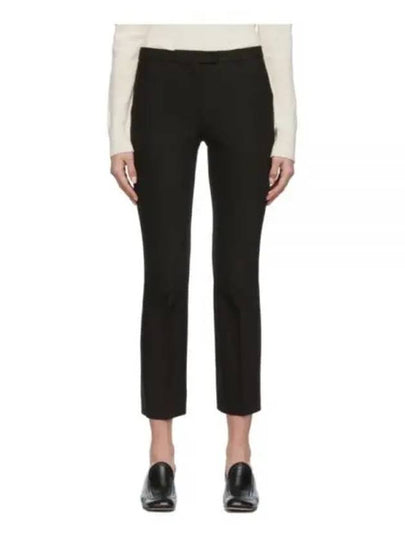 Fatina Viscose Straight Pants Black - MAX MARA - BALAAN 2