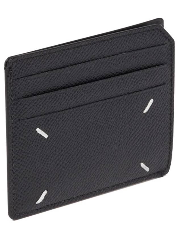 Stitch Small Card Wallet Black - MAISON MARGIELA - BALAAN 3