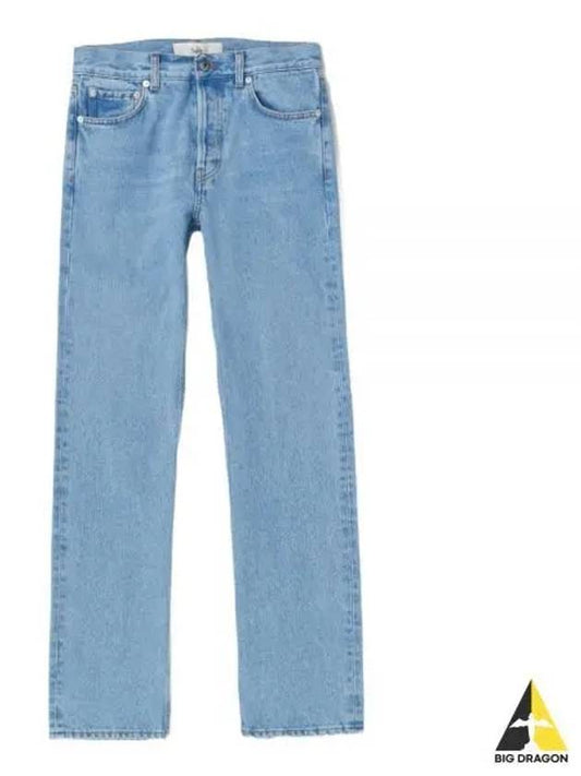 24 STRAIGHT CUT JEANS SUBTLE WASH denim - SEFR - BALAAN 1