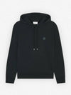 Bold Fox Head Patch Oversize Hoodie Black - MAISON KITSUNE - BALAAN 3