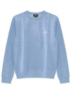 23SS COGAU H27608 PIK Item Logo Sweatshirt Sky Blue 997990 - A.P.C. - BALAAN 1