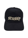 Mid-Depth Old English Snapback Black - STUSSY - BALAAN 3